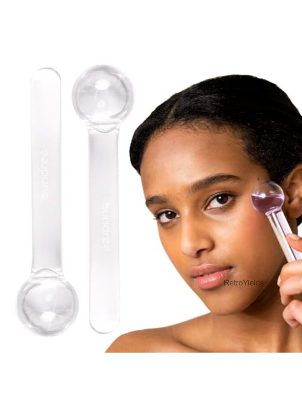 sundree Cooling Facial Ice Globes for Skin Care, Reduce Puffiness, Tighten